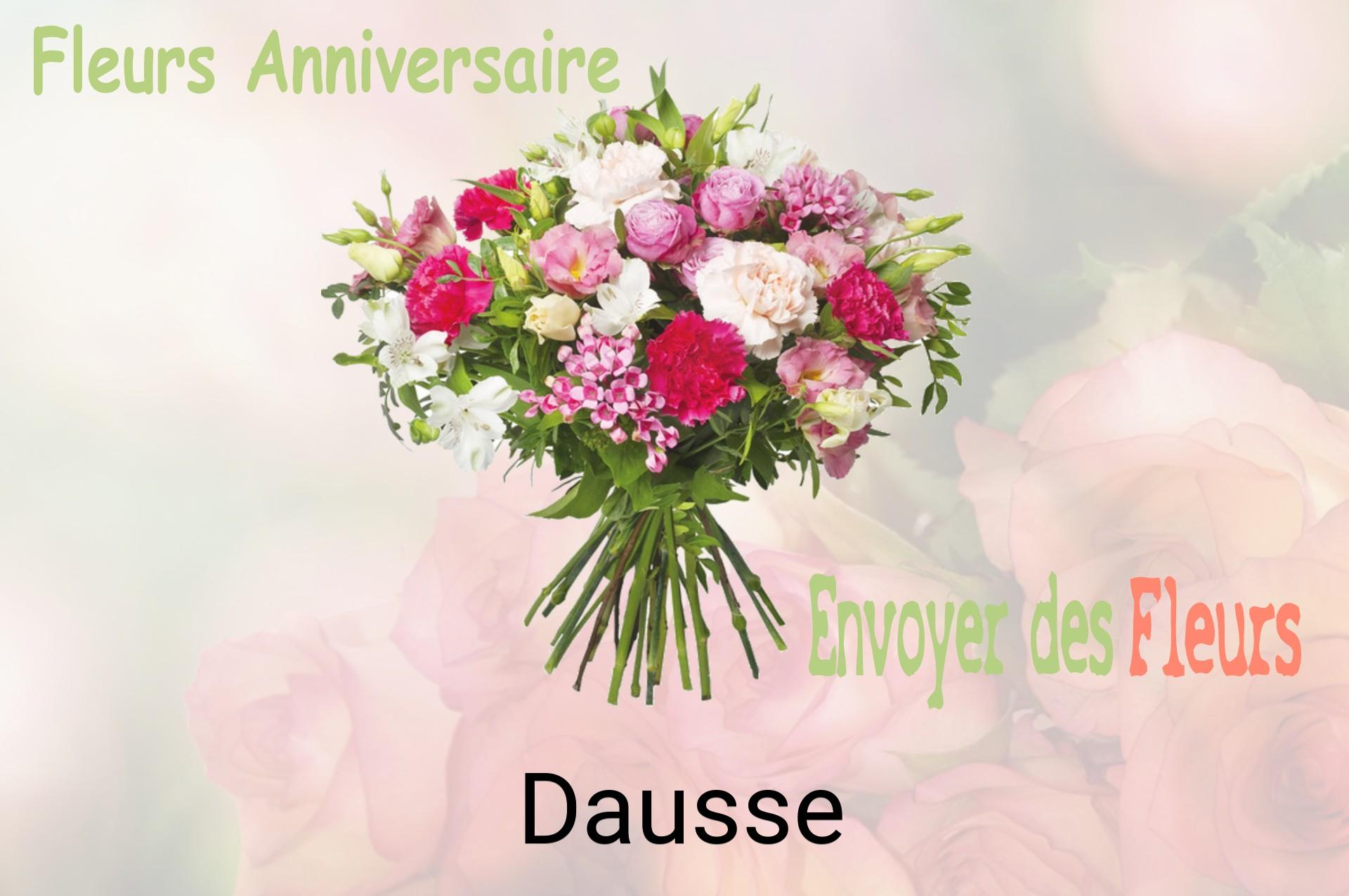 Bouquet de fleurs d’anniversaire livré à Dausse