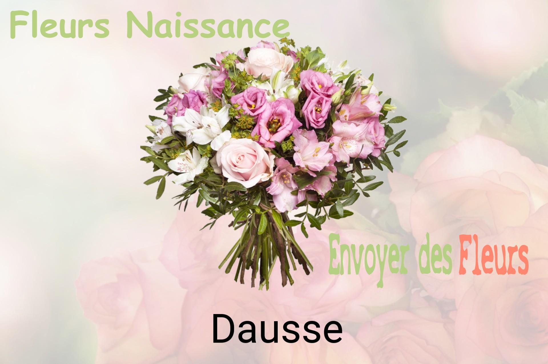Bouquet de fleurs de naissance livré à Dausse